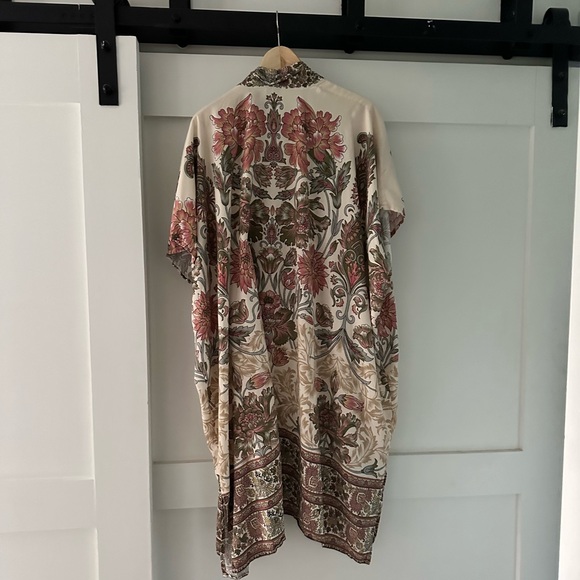 Anthropologie | Bl-nk Garden Kimono, sz L - Picture 6 of 7